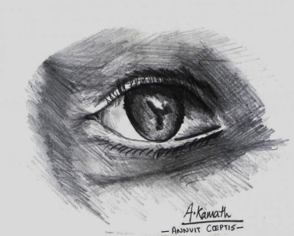 By far my best eye drawing I have ever done OC  rsketches